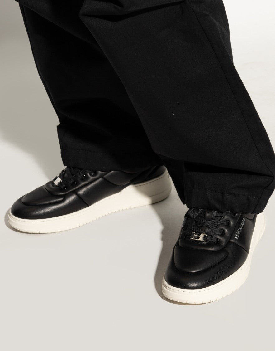 Ferragamo Caro Low-Top Logo Sneakers