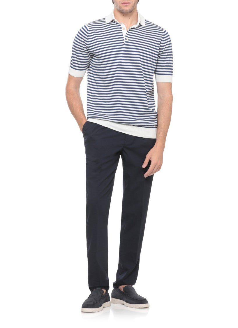 Incotex Blue Zip Fastening Formal Pants