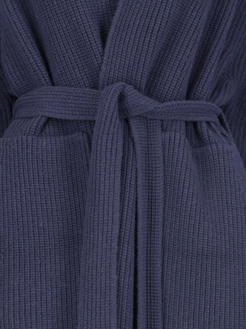 Sa Su Phi Sara Maxi Coat In Blue