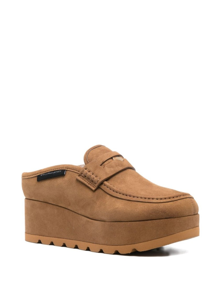 Stella Mccartney Suede-Finish Slip-On Mules