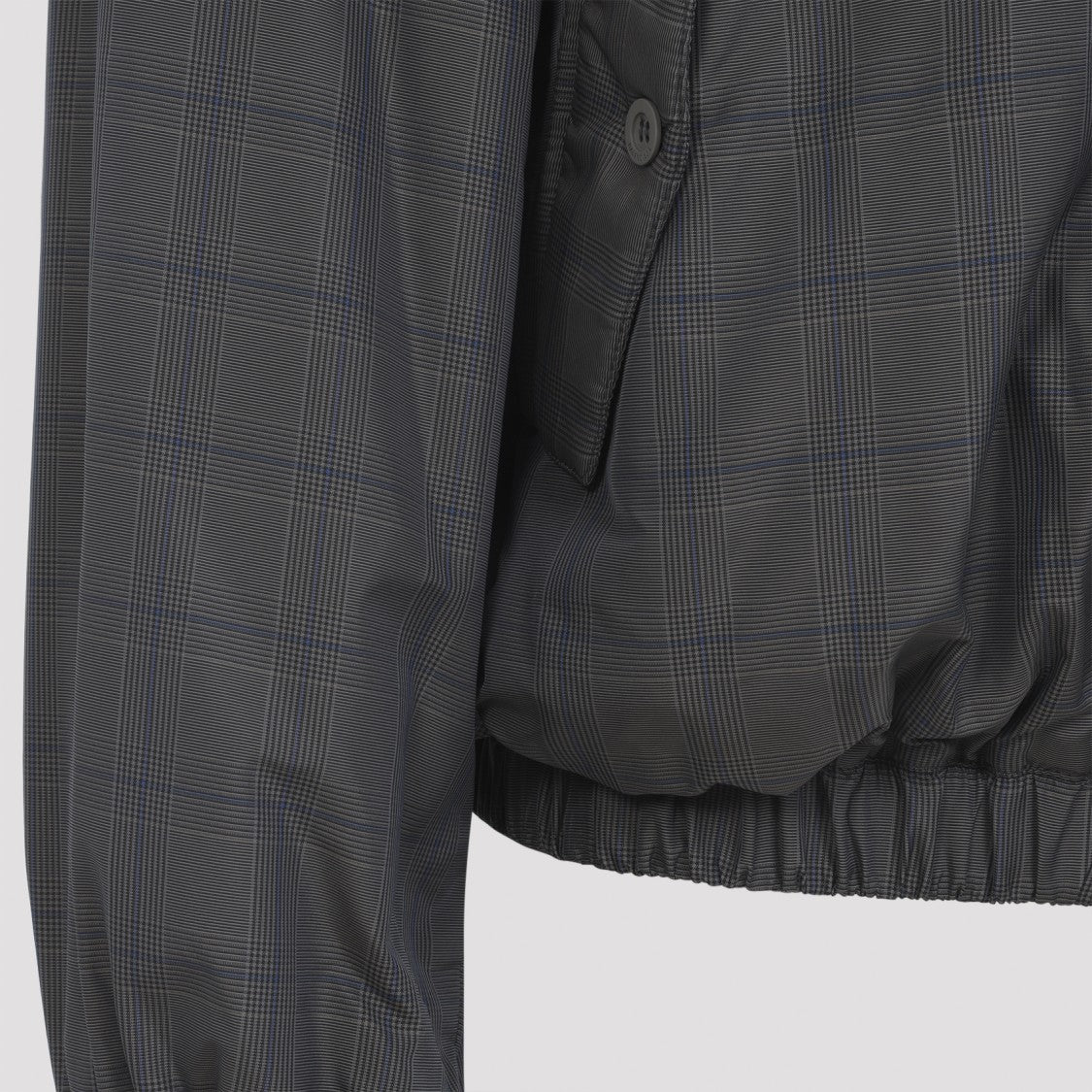Balenciaga Checked Dark Grey Lightweight Casual Jacket