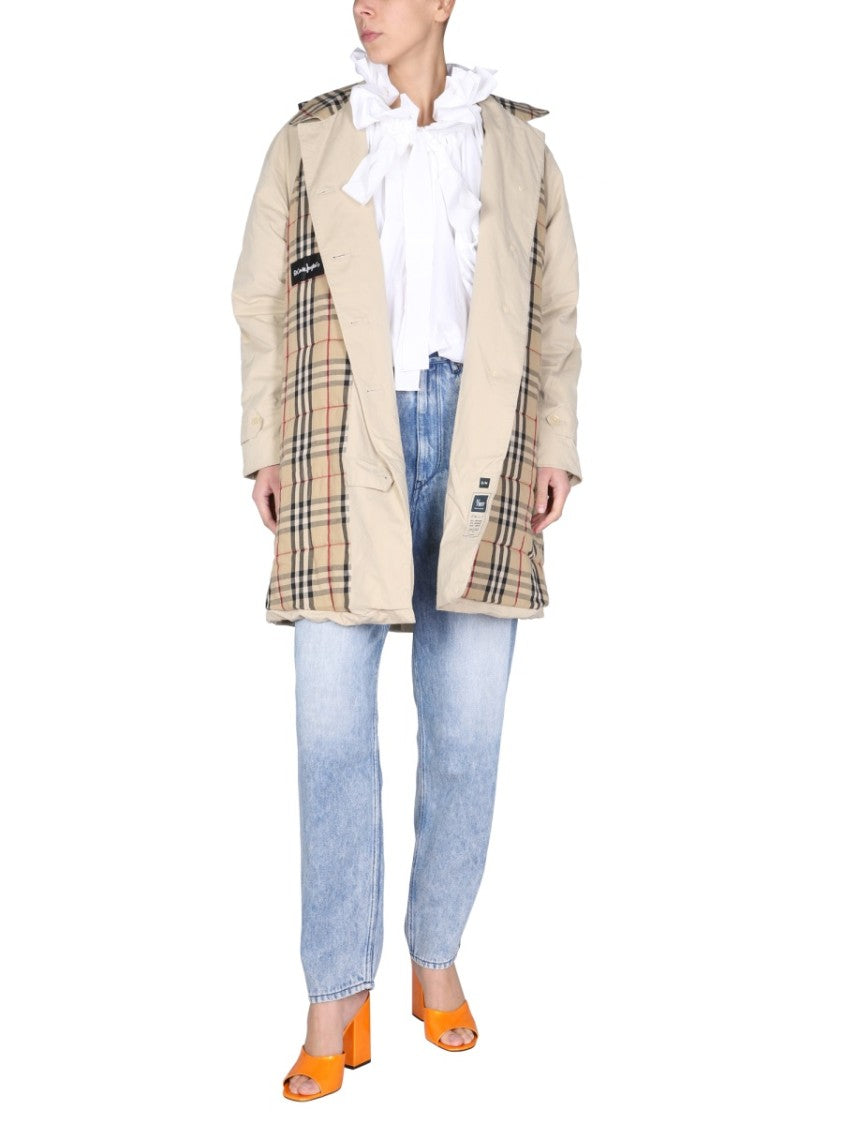 1/Off Oversized Patchwork Trench Coat