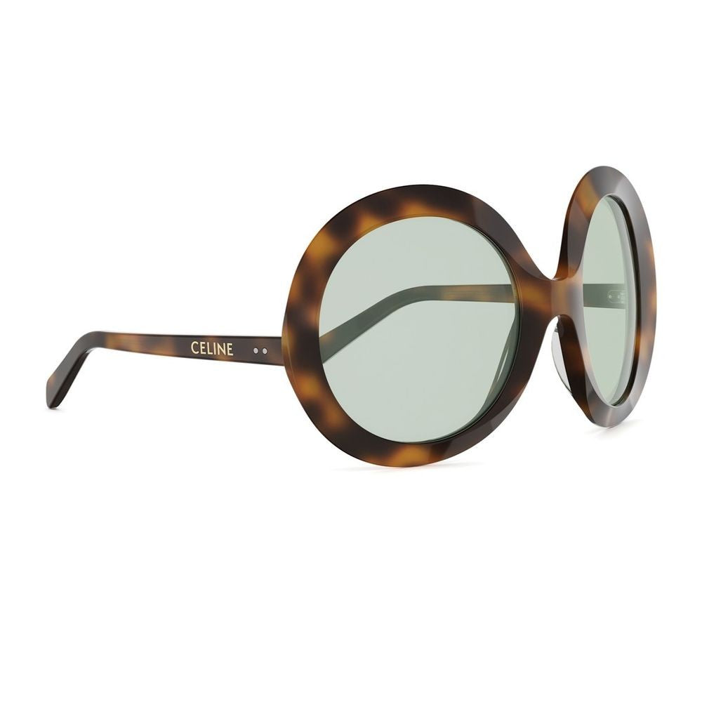 Celine Havana Cl40345i Disc Round Acetate Sunglasses