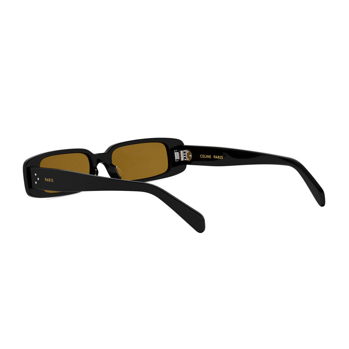 Celine Black 3 Dots Recycled Acetate Geometric Sunglasses