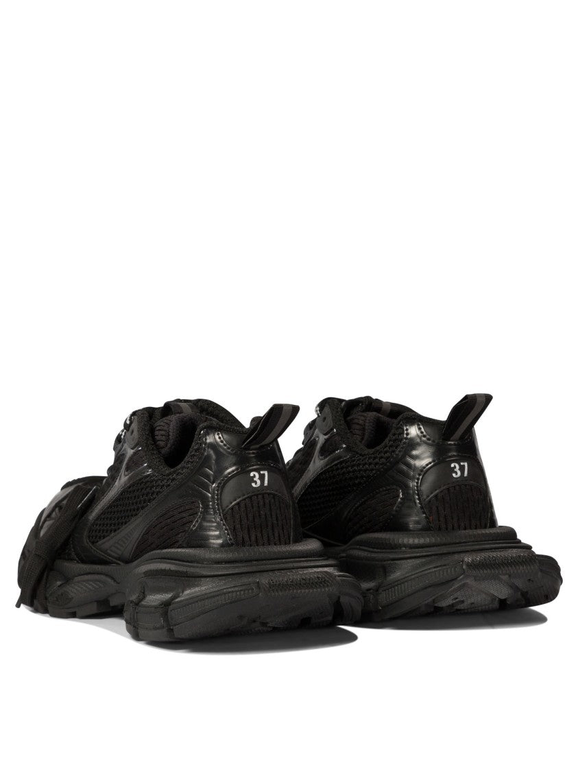 Balenciaga Voluminous Black Sneakers With Reflective Detailing