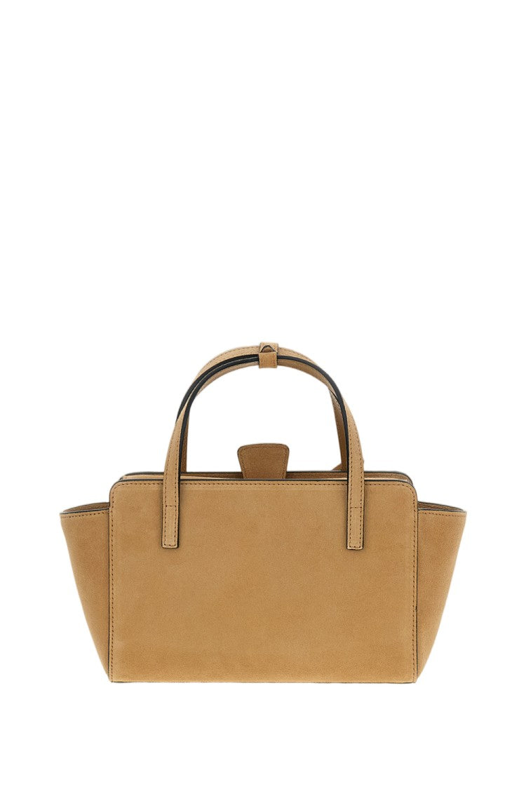 Hidesins Light Brown Flap S Suede Crossbody Bag