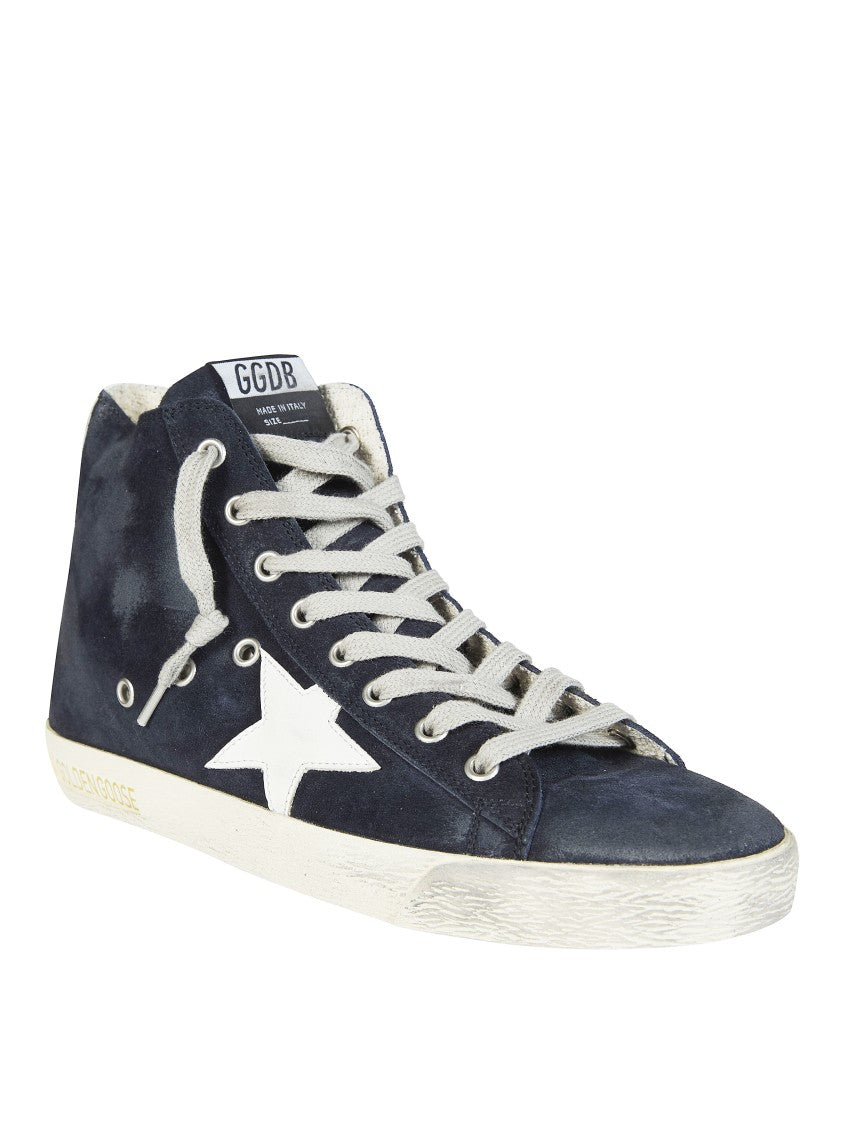 Golden Goose Francy Classic Suede High-Top Sneakers