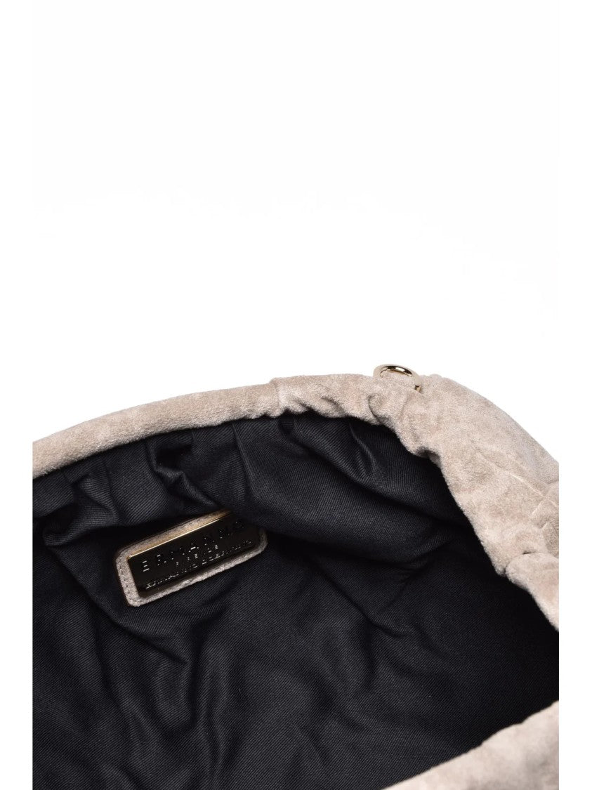 Ermanno Firenze Valentina Handbag With Quilted Texture And Removable Chain Handle
