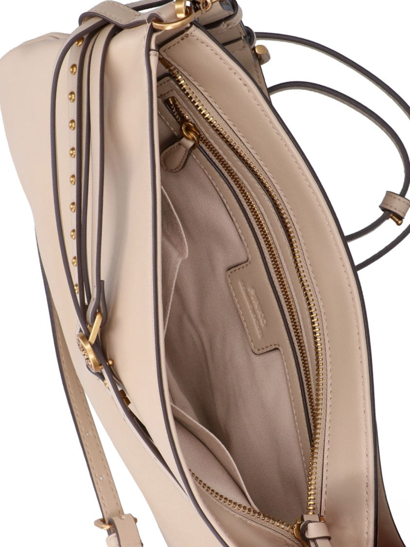 Pinko Beige Medium Belt Shoulder Bag
