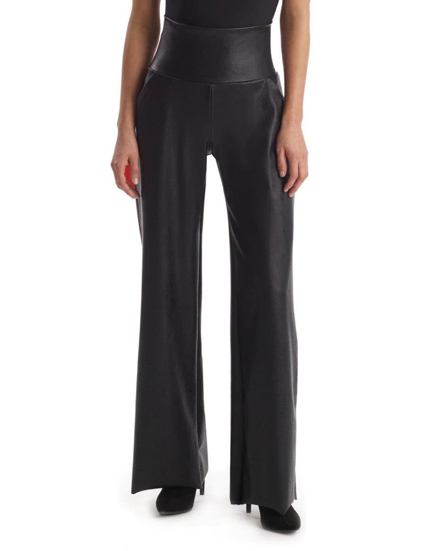 Commando Max Faux Leather Wide Leg Pant - Slg66