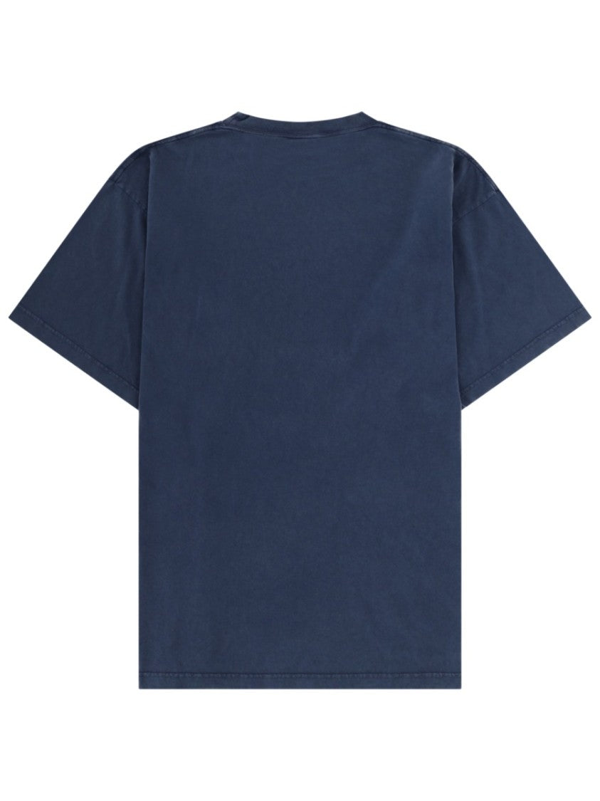 Balenciaga Relaxed Fit Embroidered Logo Cotton T-Shirt