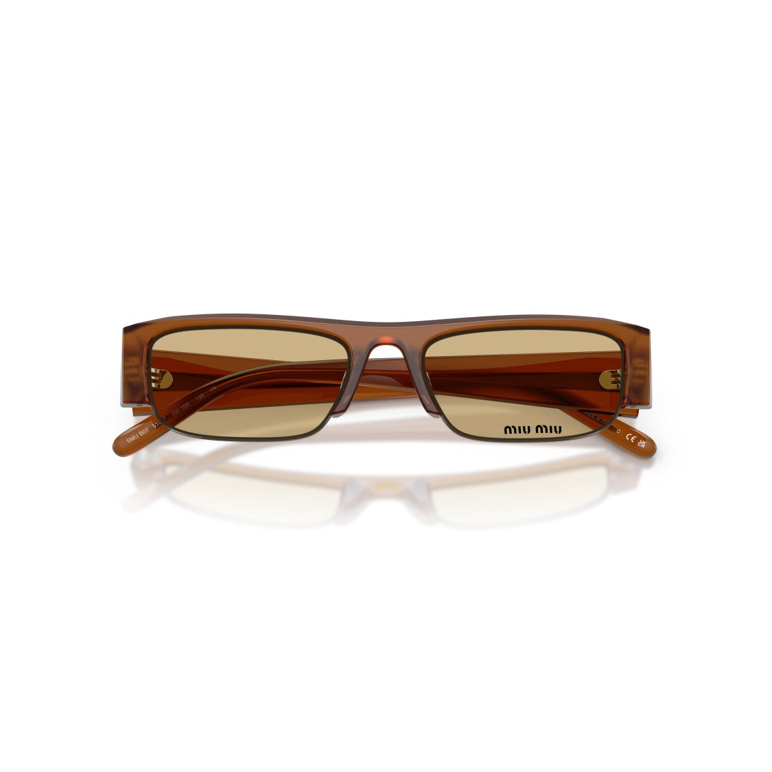 Miu Miu 0Mu B07s Translucent Acetate Sunglasses