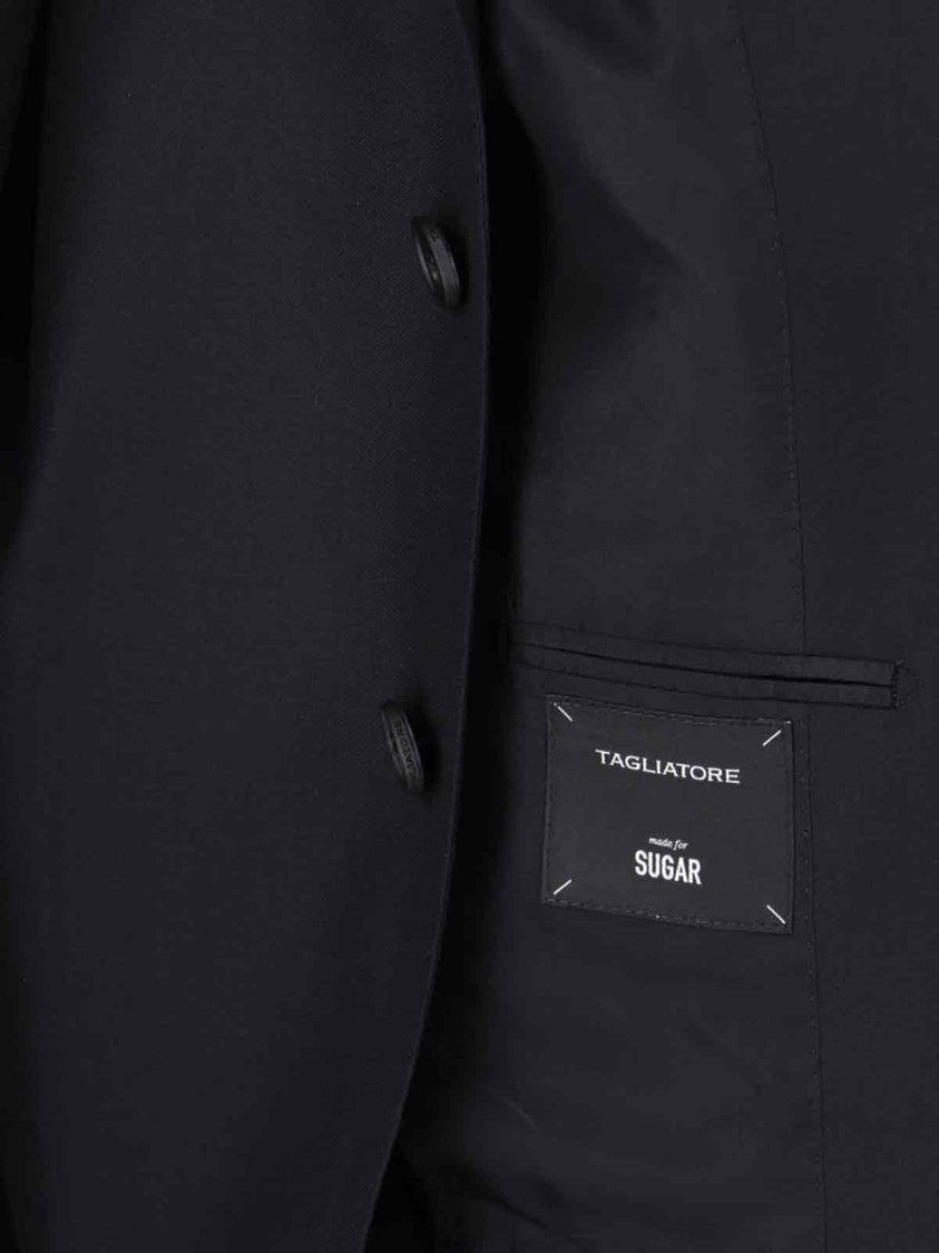 Tagliatore Single-Breasted Cutter Suit – Black