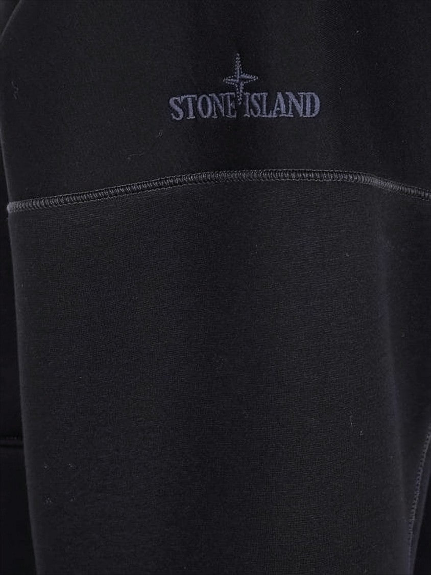 Stone Island Minimalist Black Hooded Jacket