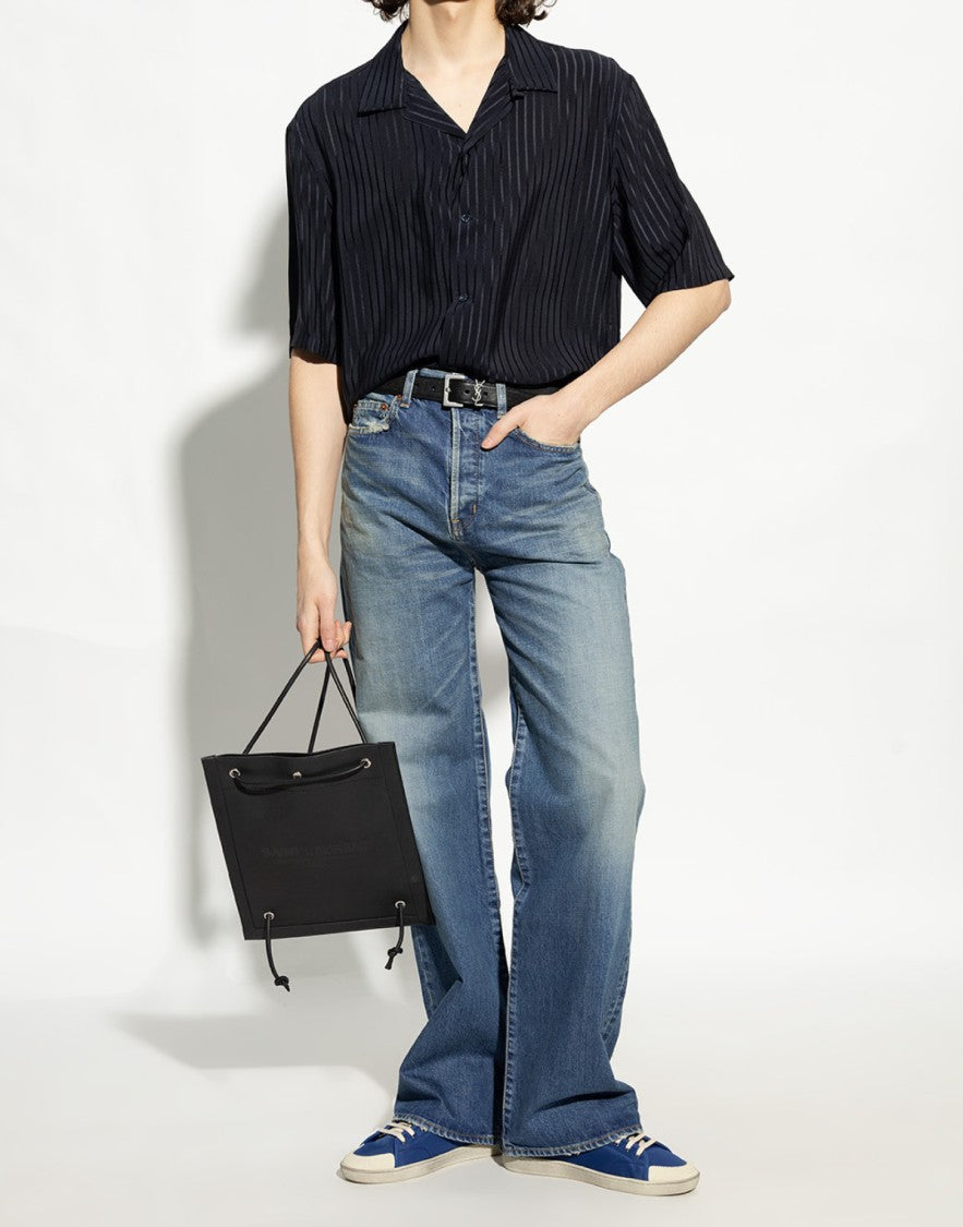 Saint Laurent Sl/39 Court Classic Logo Mid-Top Sneakers