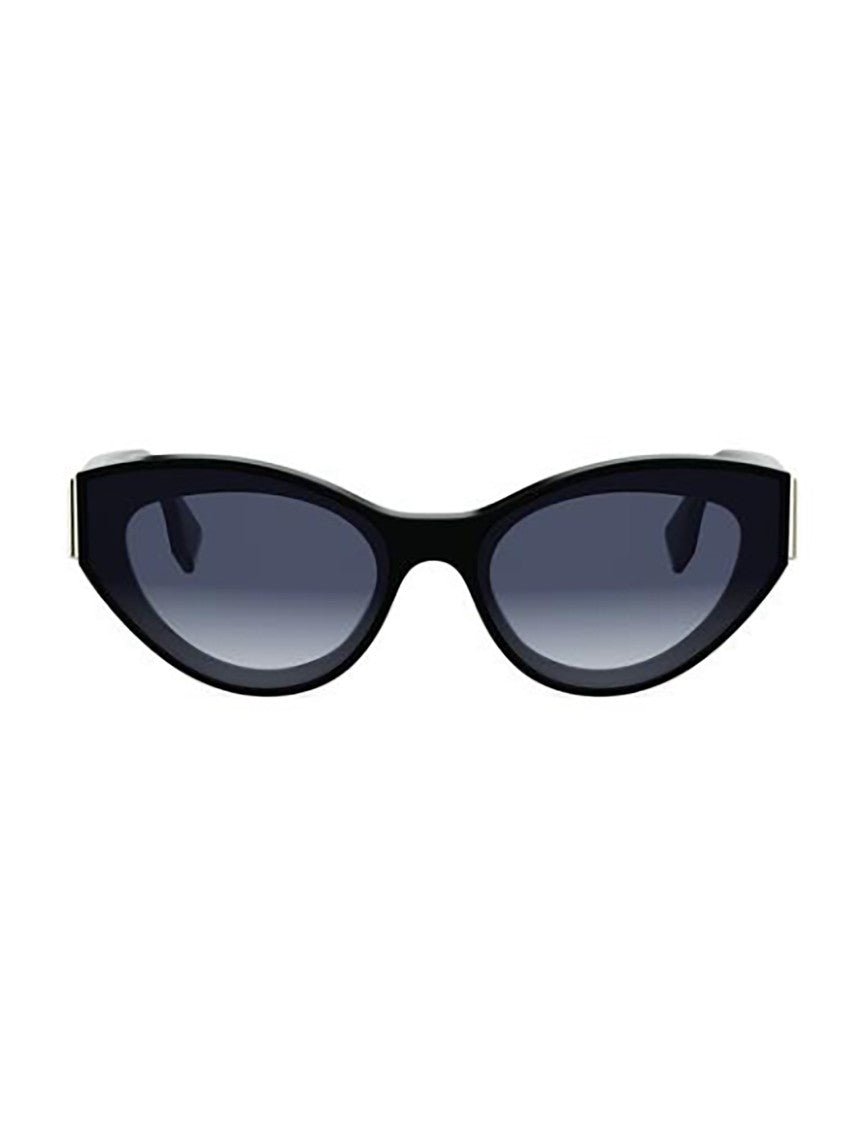 Fendi Fe40194i Cat-Eye Glossy Metallic Sunglasses