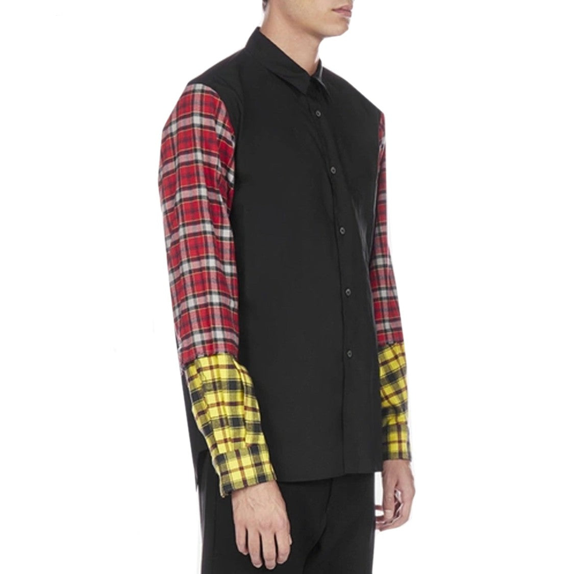 Comme Des Garçons Comme Des Garçons Checked Sleeve Shirt