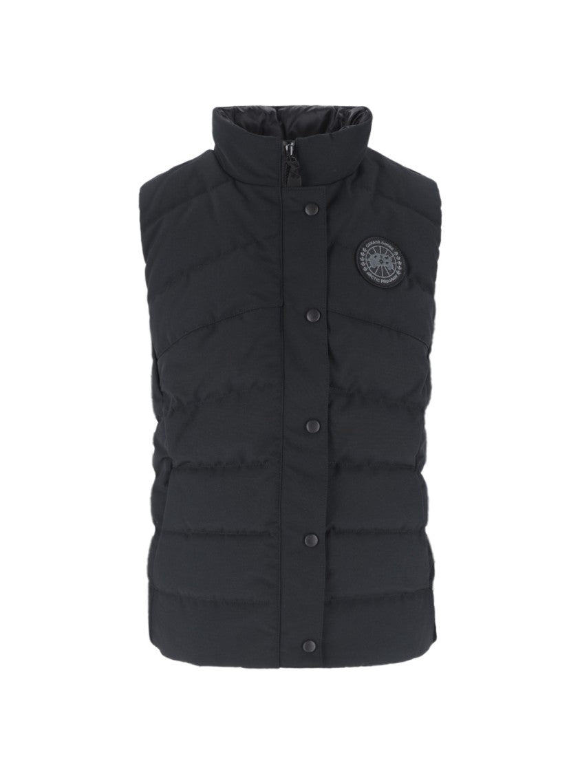 Canada Goose Black Freestyle Quilted Padded Outerwear Vest