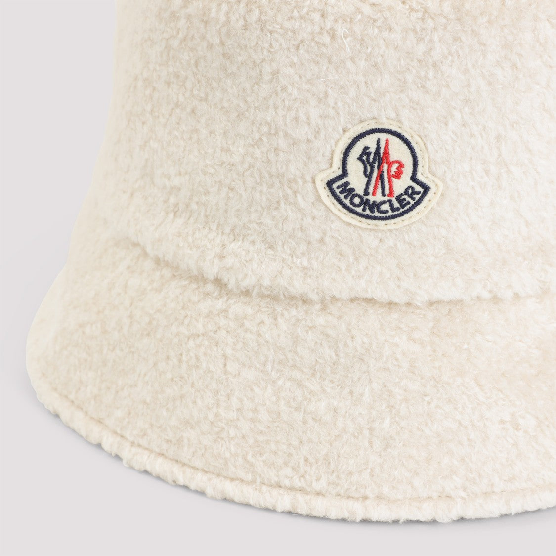Moncler Plush Bucket Hat In Soft Acrylic-Cotton Blend