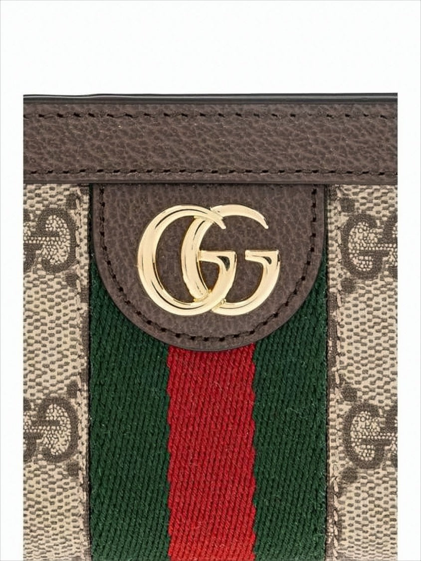 Gucci Canvas Bifold Wallet With Monogram Pattern