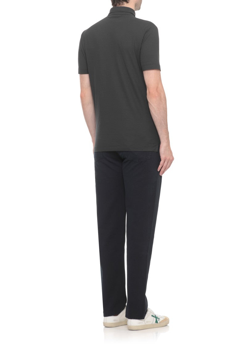 Zanone Dark Grey Three Buttons Shirt