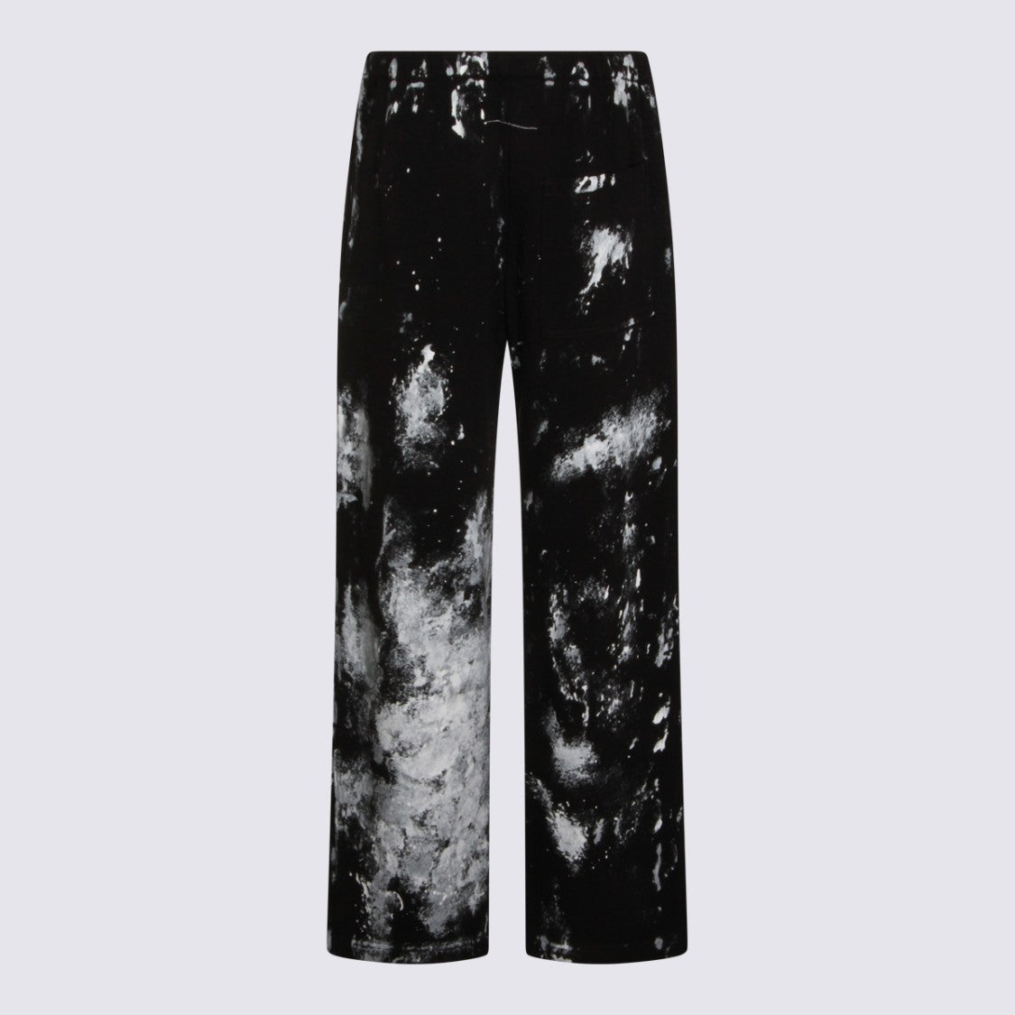 Mm6 By Maison Margiela Relaxed Straight-Leg Pants With Abstract Splatter Pattern