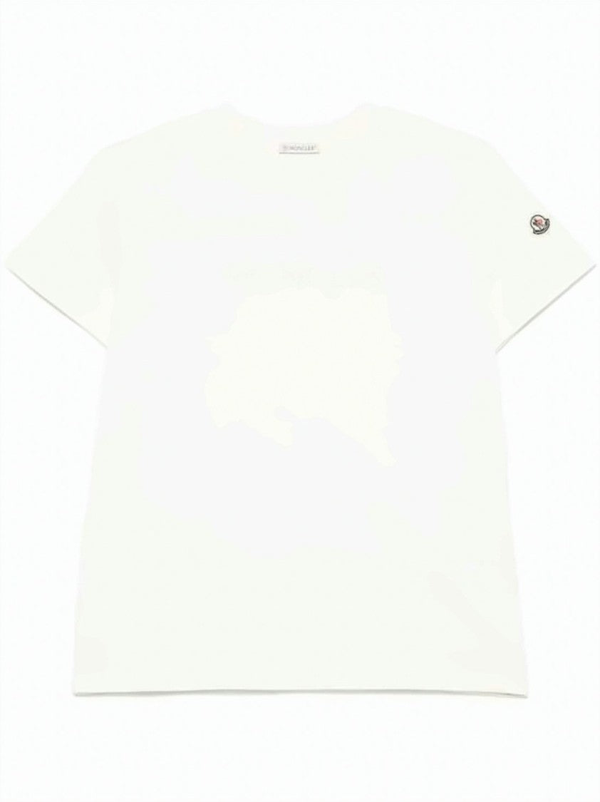 Moncler Short-Sleeved Cotton T-Shirt With Embossed Logo