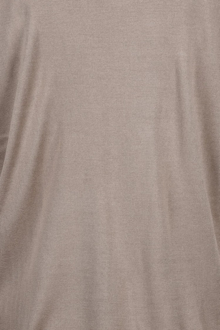 Drumohr Silk Crew Neck Sweater - Beige