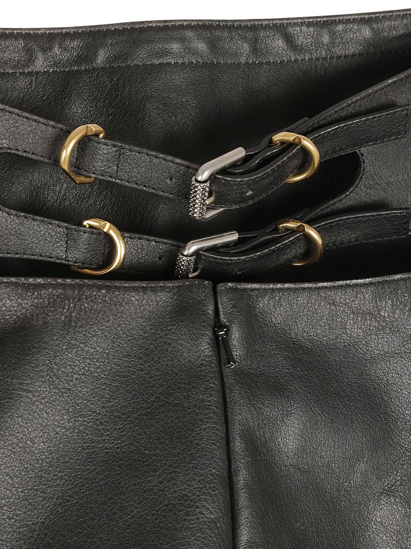Givenchy Fitted Calf Leather Skirt