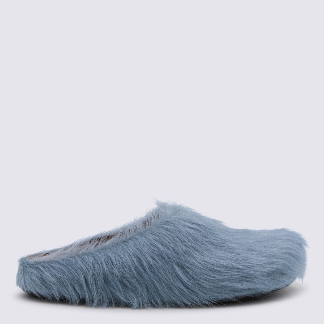Marni Light Blue Leather Sandals