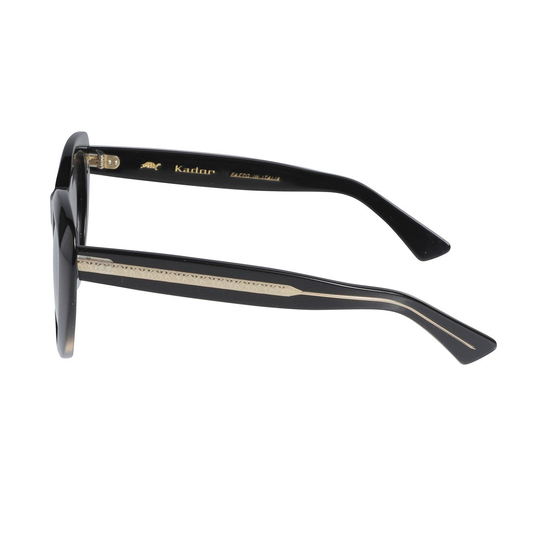 Kador Sophia Oversized Cat-Eye Sunglasses With Gold-Tone Accents
