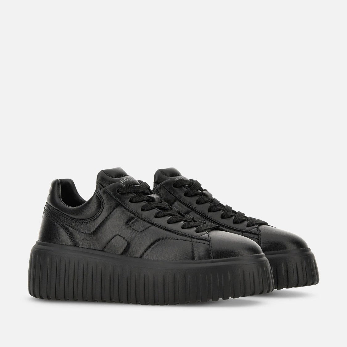 Hogan H-Stripes H Sneakers With Elevated Platform Sole