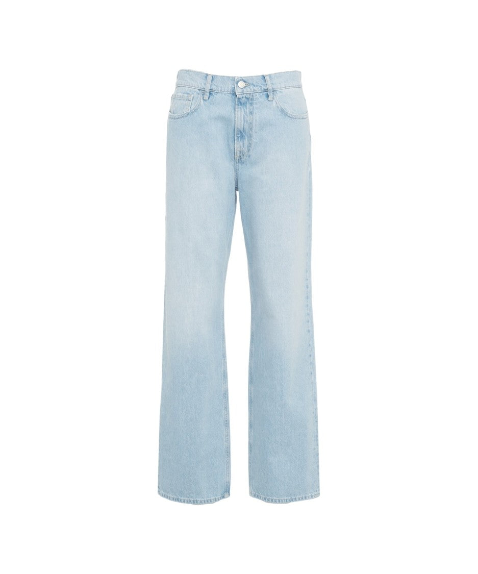Cycle Wide Leg 'Mila' Jeans With Distressed Accents