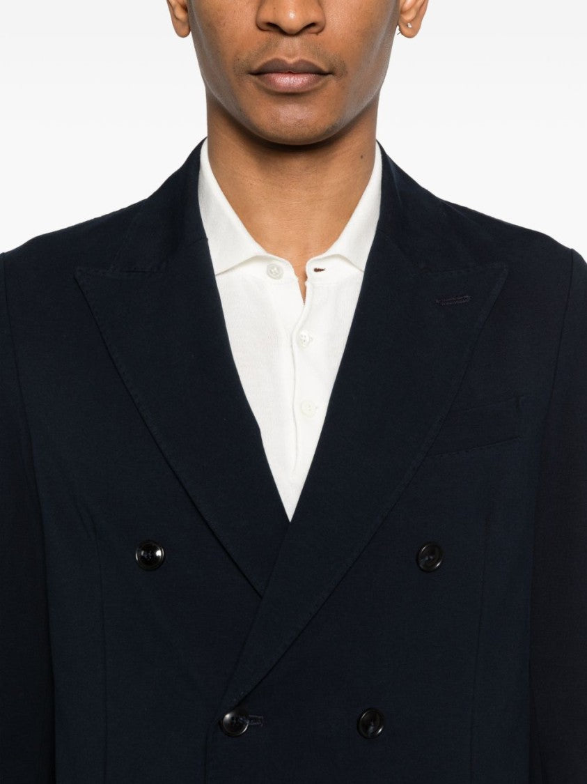 Circolo 1901 Double-Breasted Jacket With Notched Lapels And Front Pockets
