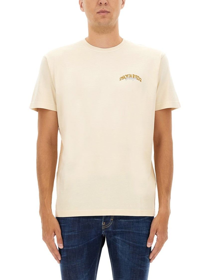 Dsquared2 Casual Crew Neck T-Shirt With Subtle Logo
