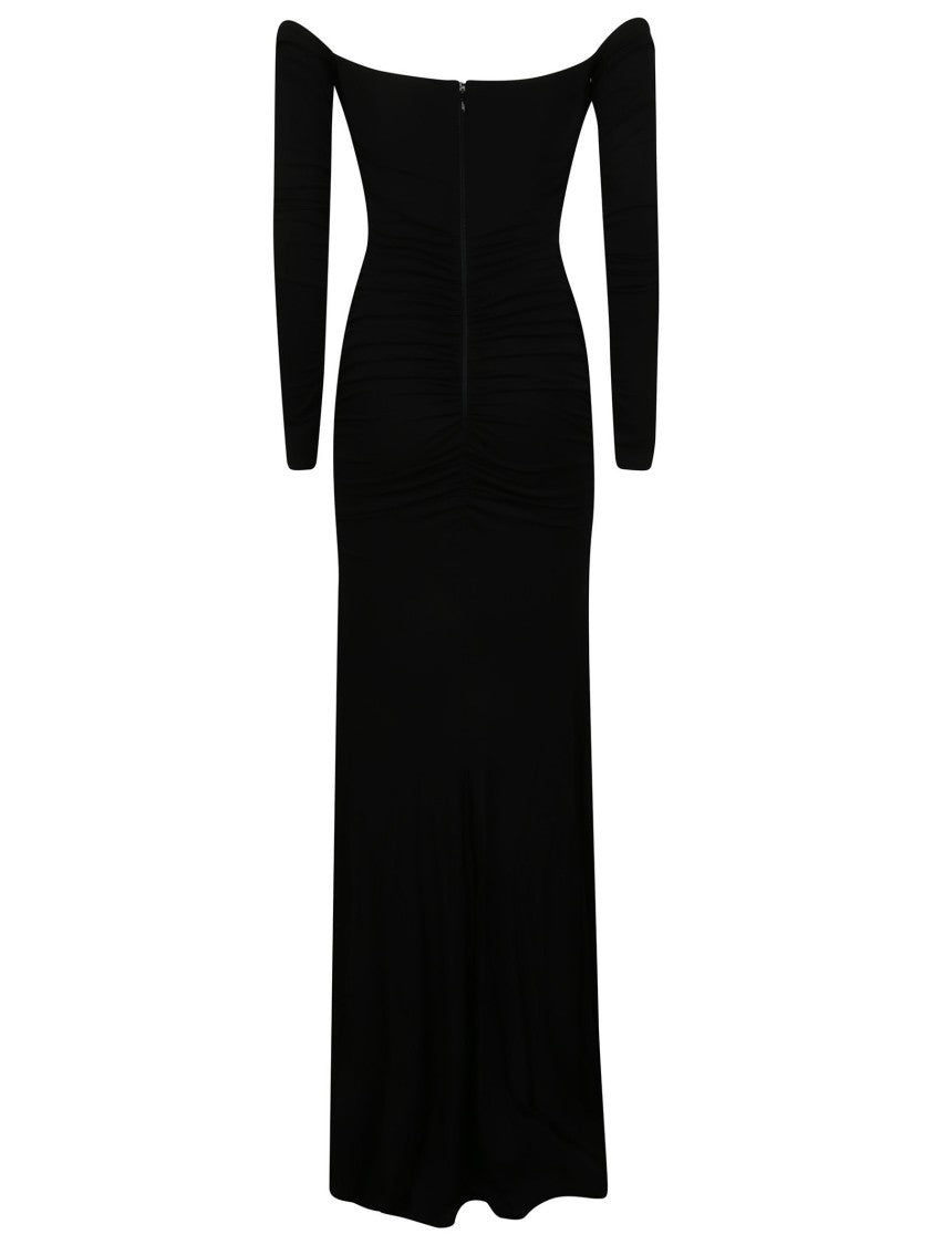 Elisabetta Franchi Red Carpet Sweetheart Ruched Evening Dress