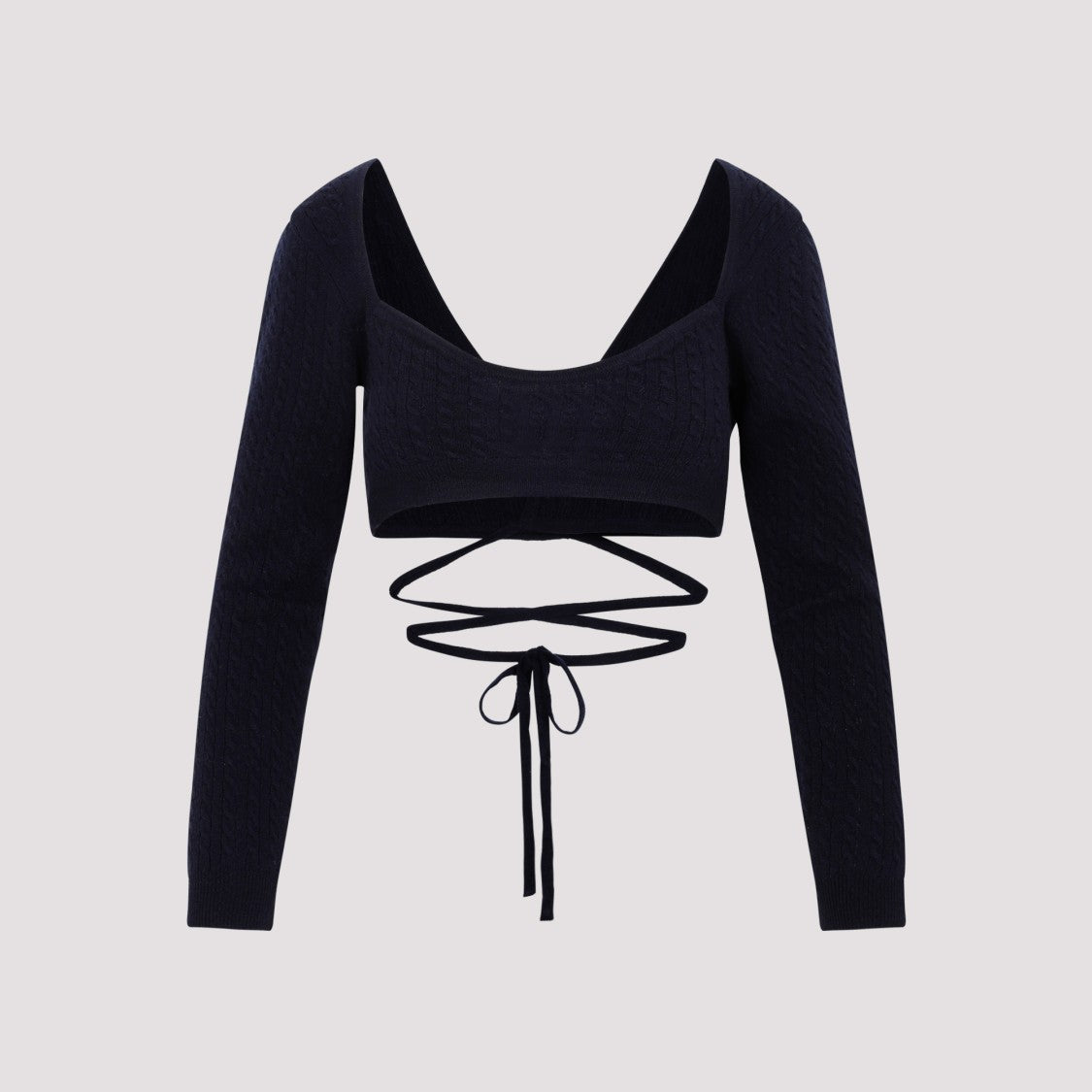 Patou Wrap Knitted Top