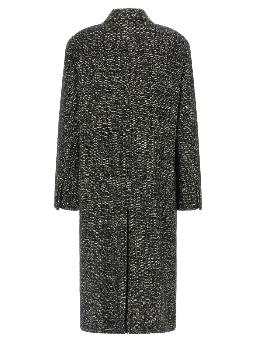 Dolce & Gabbana Bouclé Wool Coat