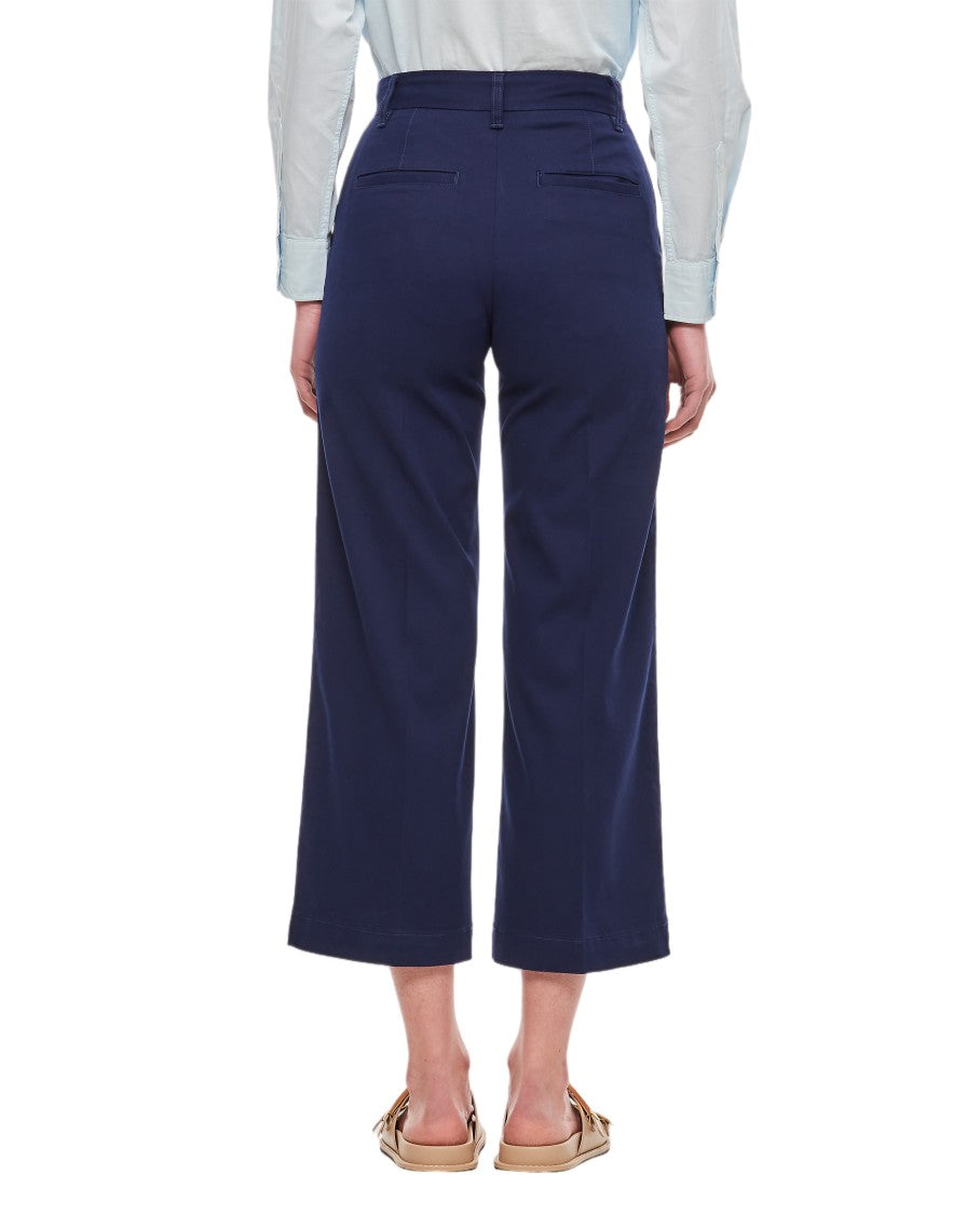 Polo Ralph Lauren High-Waisted Cropped Chino Pants With Wide Leg Silhouette