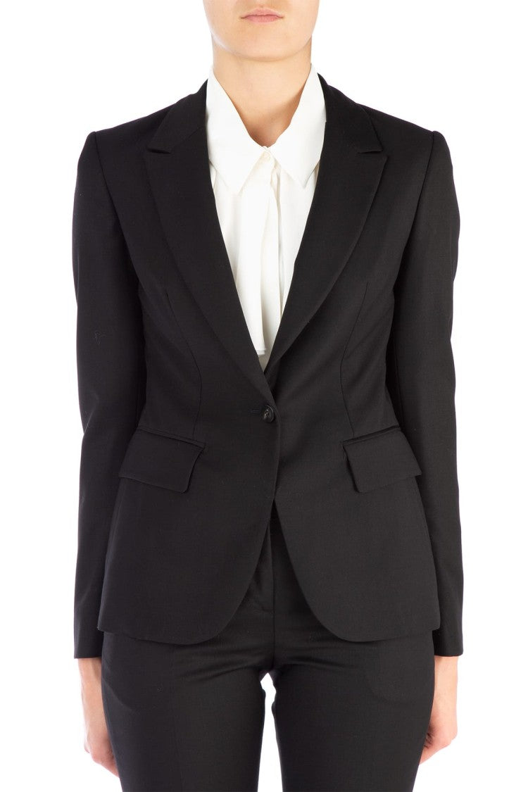 Tonello Tailored Black Suit With Structured Blazer