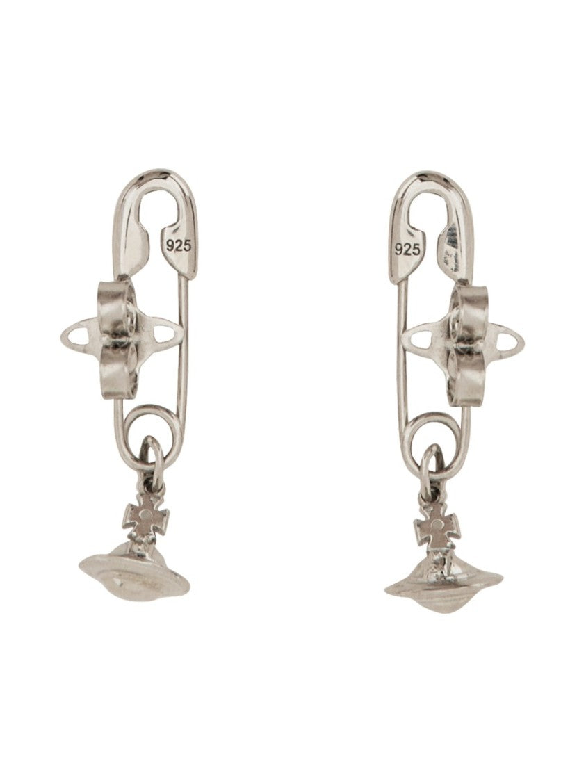 Vivienne Westwood "Lucrece" Earrings With "Orb" Pendant