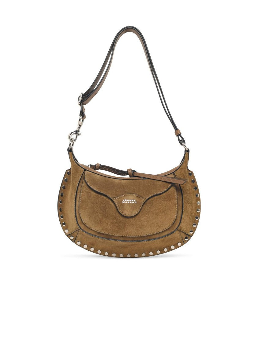 Isabel Marant 'Oskan Moon' Beige Suede Bag
