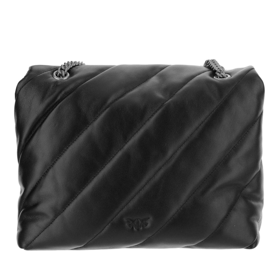 Pinko Quilted Nappa Leather Love Big Puff Bag