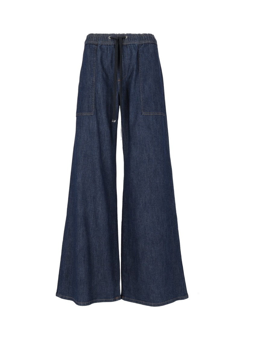 7 For All Mankind Halona Utility Pull On Wide-Leg Jeans