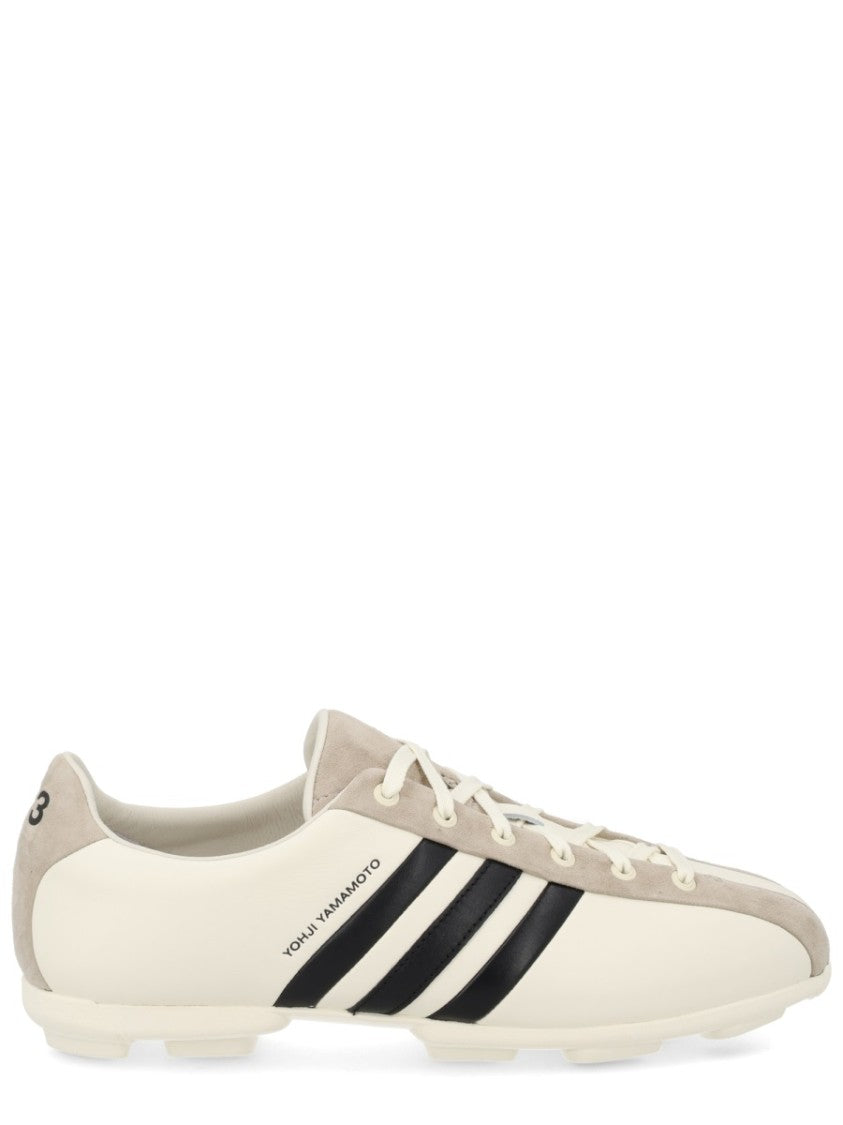 Y-3 Field Smooth Leather Suede Accents Sneakers