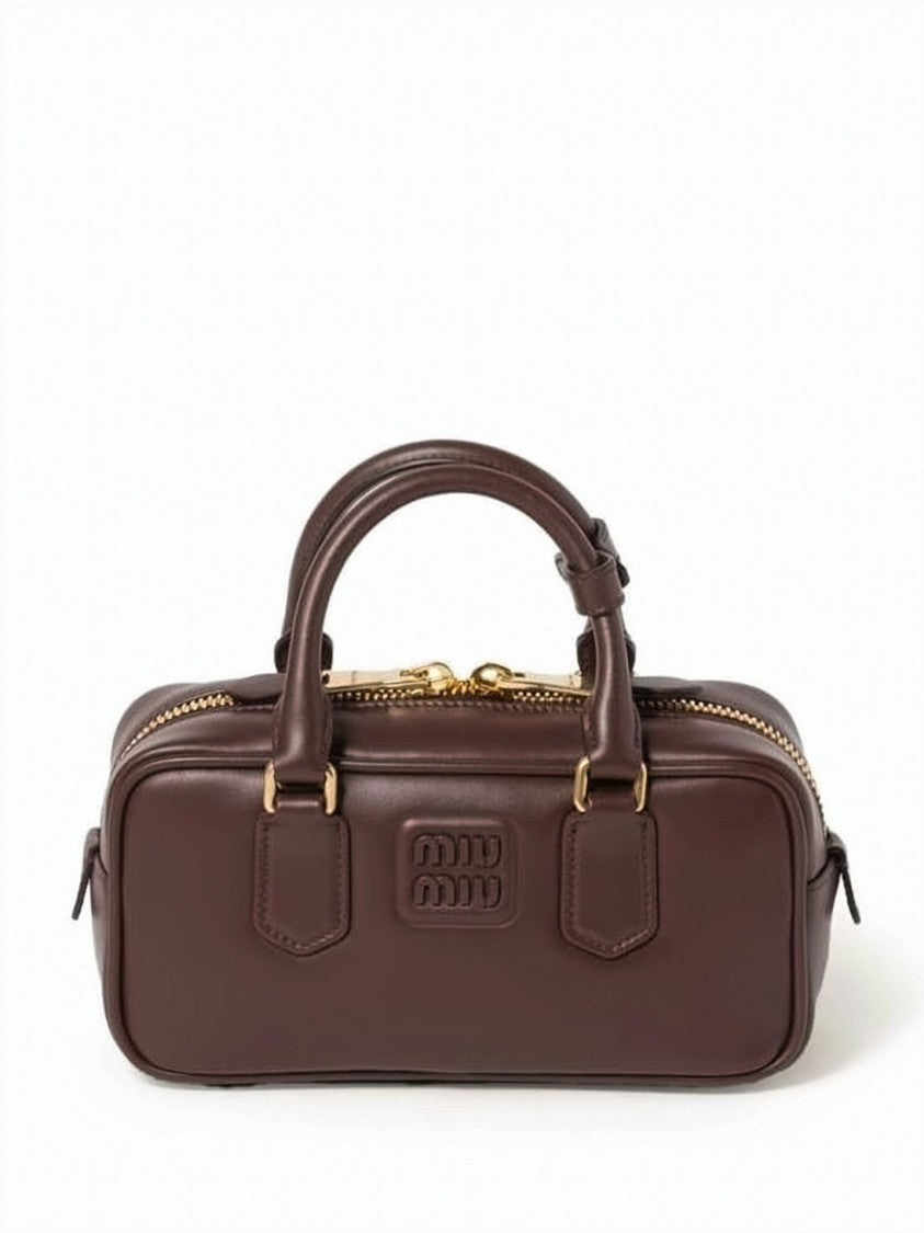 Miu Miu Compact Rectangular Crossbody Bag In Smooth Calf Leather