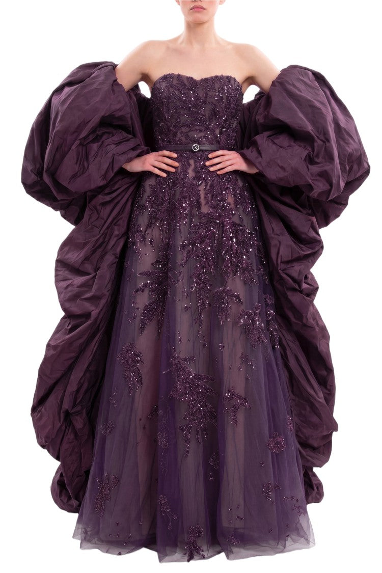 Saiid Kobeisy Taffeta Cape