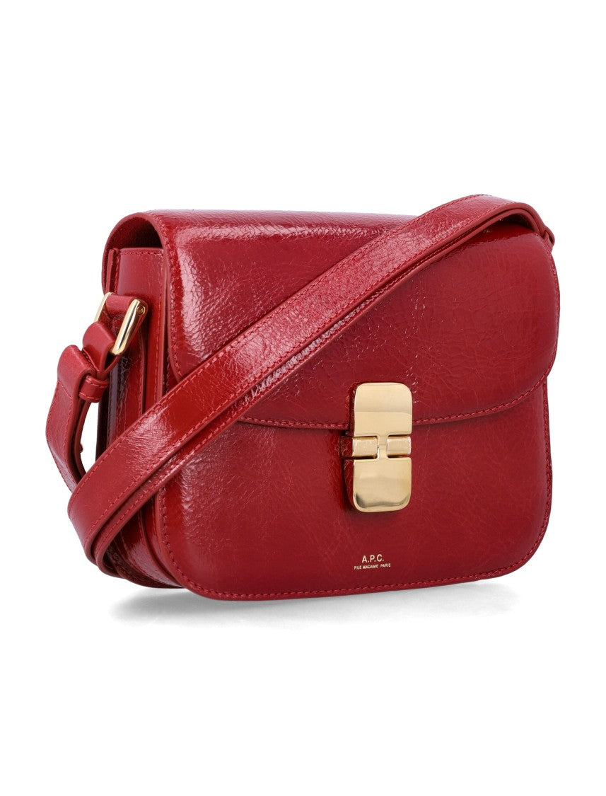 A.P.C. Grace Small Shoulder Bag Red