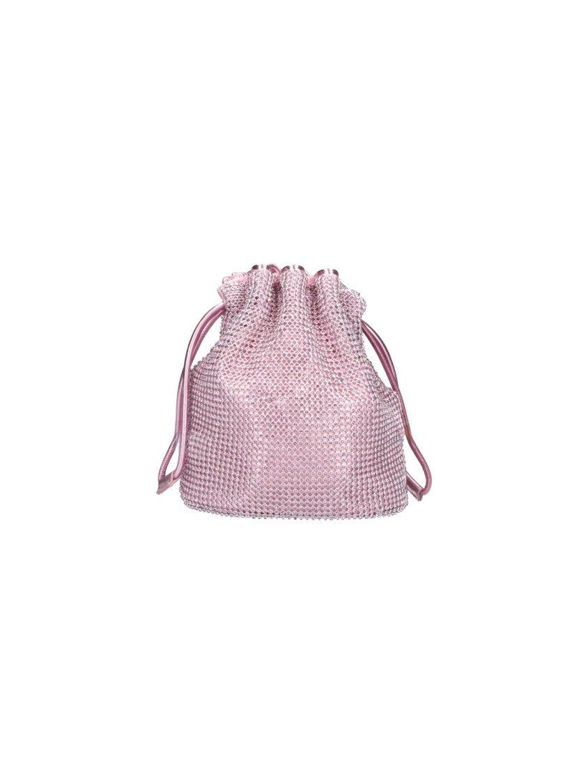 Anya Hindmarch Pink Eyes Leather Clutch