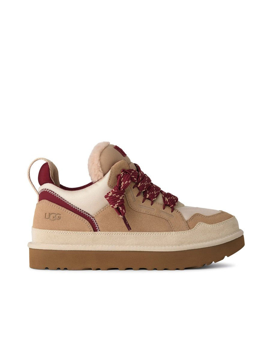 Ugg Men's Lowmel Sneakers In Driftwood/Biking Red